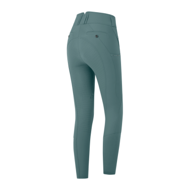 Pantalon d'équitation ELT Mathilda Glam taille haute Vert pin