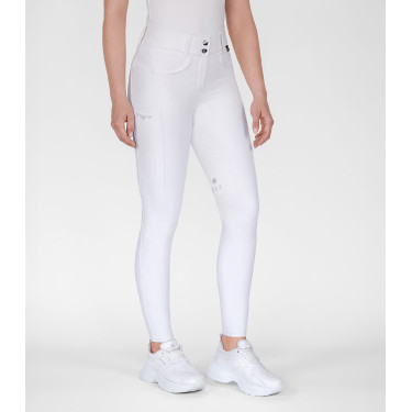 Pantalon d'équitation ELT Comfort Ride Glam femme Blanc