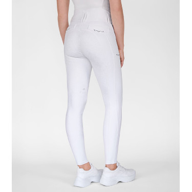 Pantalon d'équitation ELT Comfort Ride Glam femme Blanc