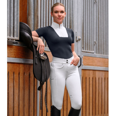 Pantalon d'équitation ELT Comfort Ride Glam femme Blanc