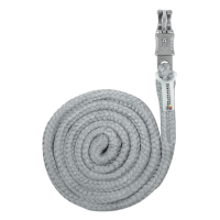 Longe de licol Waldhausen Plus mousqueton Anti-Panique Gris chrome
