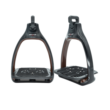 Etriers Rid'Up Plus Distance Chocolat Marron