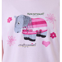 T-shirt enfant Horseware Crafty Pony Rose Horseware