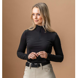 T-shirt d'entrainement Horseware AA Alize inverno femme Noir