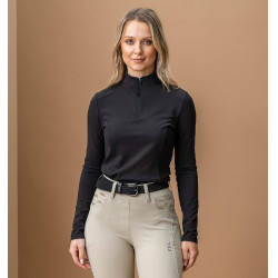 T-shirt d'entrainement Horseware AA Alize inverno femme Noir