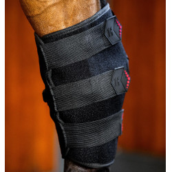 Protège-jarret de Thérapie Horseware par lumière rouge LED Noir / noir