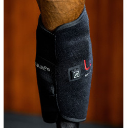 Protège-jarret de Thérapie Horseware par lumière rouge LED Noir / noir