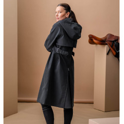 Manteau Trench d'équitation Horseware AA Isabella femme Noir