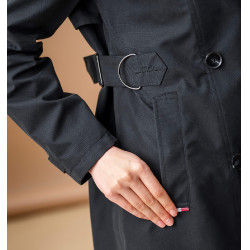 Manteau Trench d'équitation Horseware AA Isabella femme Noir