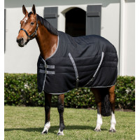 Couverture d'écurie Horseware Rambo® 200g 1000D Noir / orage / gris argent