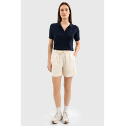 Short Harcour Baylee femme Coquillage Beige