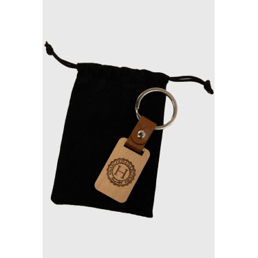 Porte clé Harcour Bois Marron clair