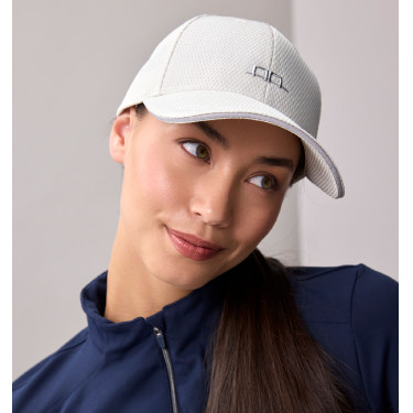 Casquette Horseware Georgia Alessandro Albanese Ivoire Beige