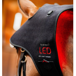 Bonnet de Thérapie par Lumière Rouge LED Horseware Noir / noir