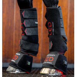 Mini Guêtre de Thérapie Horseware par Lumière Rouge LED Noir / noir