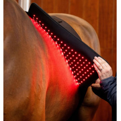Tapis de Thérapie par Lumière Rouge LED Horseware Noir / noir