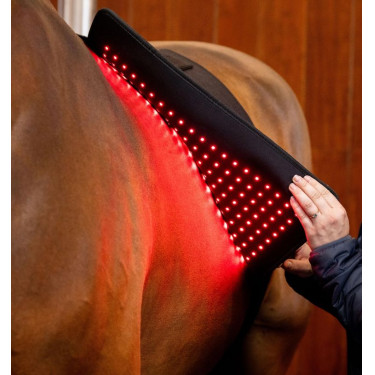 Tapis de Thérapie par Lumière Rouge LED Horseware Noir / noir