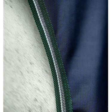 Couverture d'extérieur Rambo 1680D Wug 0g high neck Marine / vert chasseur / argent Bleu marine