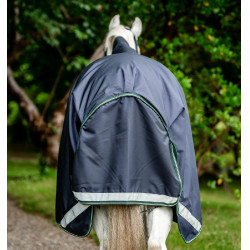 Couverture d'extérieur Rambo 1680D Wug 50g high neck Marine / vert chasseur / argent Bleu marine