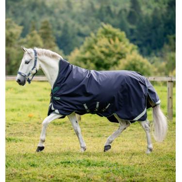 Couverture d'extérieur Rambo 1680D Wug 50g high neck Marine / vert chasseur / argent Bleu marine