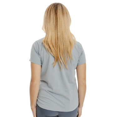 T-Shirt Horseware manches courtes Active femme Bleu chiné