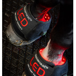 Mini Guêtre de Thérapie Horseware par Lumière Rouge LED Noir / noir