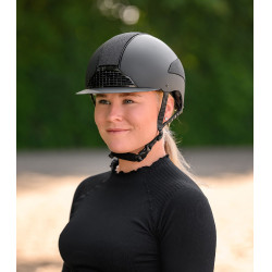 Casque d'équitation Swing H24 Shine Noir mat