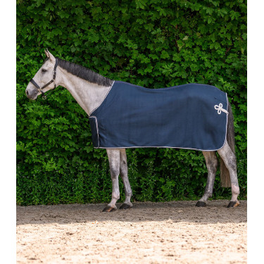 Couverture sponsor en polaire Wladhausen Economic Bleu nocturne