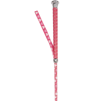 Cravache de dressage Waldhausen pour enfant avec de petits cœurs Rose