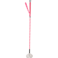Cravache Waldhausen pour enfant petits cœurs et claquette en forme de cœur Rose