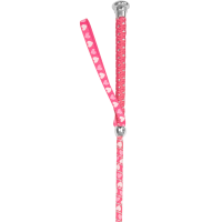 Cravache Waldhausen pour enfant petits cœurs et claquette en forme de cœur Rose