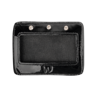 Numéros en cuir verni Waldhausen rectangulaires Noir