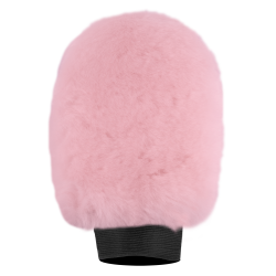 Gant de pansage Waldhausen peau d'agneau Lucky Rose