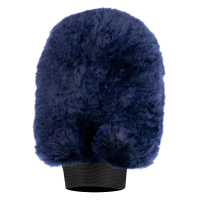 Gant de pansage Waldhausen peau d'agneau Lucky Bleu nocturne / lucky