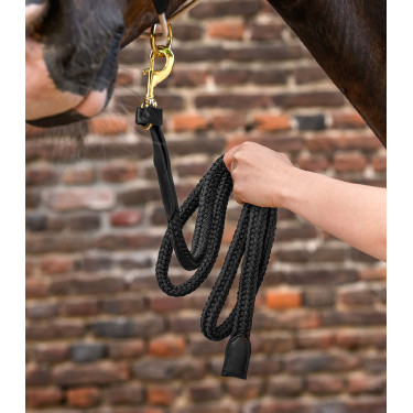 Longe Royal Waldhausen avec détails en cuir Noir