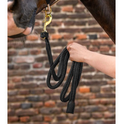 Longe Royal Waldhausen avec détails en cuir Noir