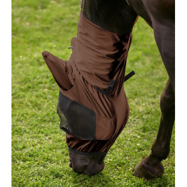Masque anti-mouches Waldhausen anti-eczéma Mocca Marron