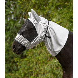 Masque anti-mouches Waldhausen anti-eczéma Gris argent
