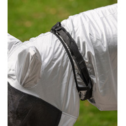 Masque anti-mouches Waldhausen anti-eczéma Gris argent