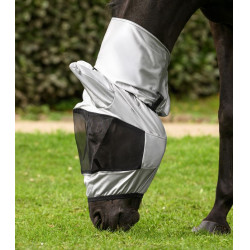Masque anti-mouches Waldhausen anti-eczéma Gris argent