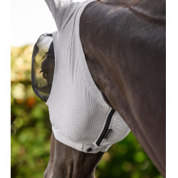 Masque anti-mouches Waldhausen Puck Breath Gris argent Masque anti-mouches Waldhausen Puck Breath Gris argent
