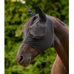 Masque anti-mouches Waldhausen Puck Flex Noir
