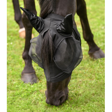 Masque anti-mouches Waldhausen Puck Flex Noir