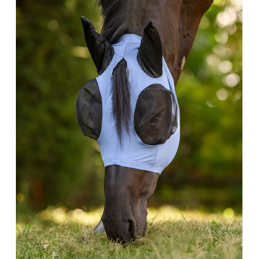 Masque anti-mouches Waldhausen Puck Flex Bleu pastel