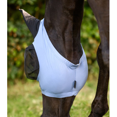 Masque anti-mouches Waldhausen Puck Flex Bleu pastel