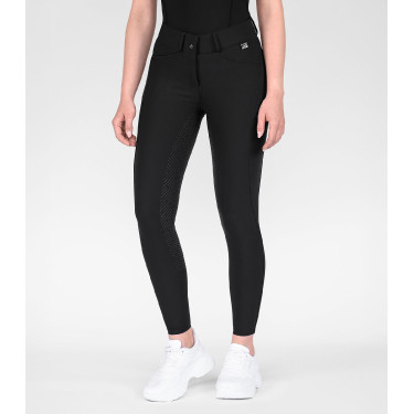 Pantalon d'équitation ELT Comfort Ride en silicone Noir