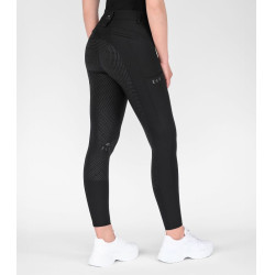 Pantalon d'équitation ELT Comfort Ride en silicone Noir