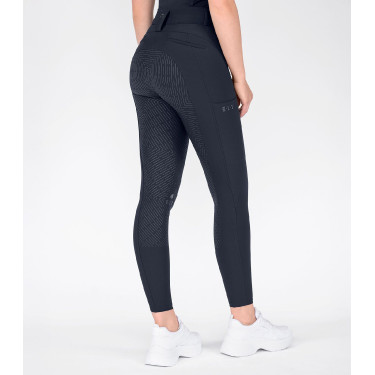 Pantalon d'équitation ELT Comfort Ride en silicone Bleu profond