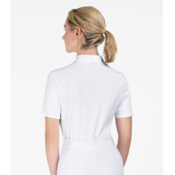 Polo de concours ELT manches courtes Basic Blanc