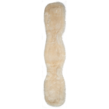 Sangle courte en cuir Waldhausen avec ECO Wool Noir